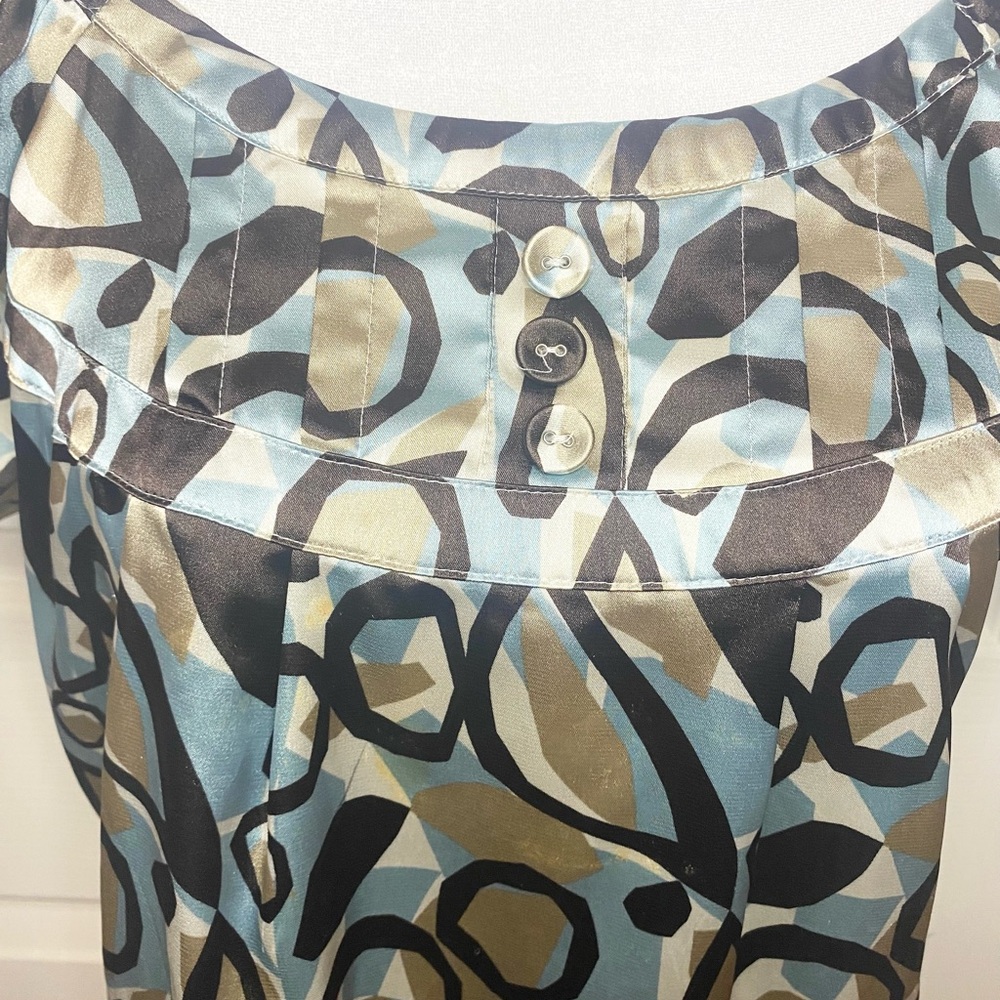 Stylish Blue and Brown Women's Skirt